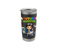 Futuro inventor Robótica Ciencia Tecnología Diseño Vaso térmico de acero inoxidable de doble pared