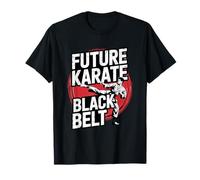 Futuro Karate Cinturón Negro Deportes De Combate Divertidos Amantes del Karate Camiseta