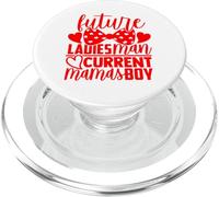 Futuro Ladies Man Current Mamas Boy Funny Valentine Son Boy PopSockets PopGrip para MagSafe