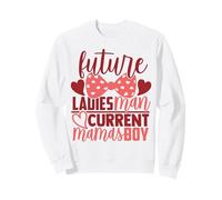 Futuro Ladies Man Current Mamas Boy Funny Valentine Son Boy Sudadera