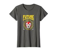 Futuro Luchador Mexicano Regalo Niño Camiseta, Mujer, Asfalto, L
