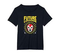 Futuro Luchador Mexicano Regalo Niño Camiseta, Mujer Tallas Grandes, Negro, 4XL Grande