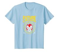 Futuro Luchador Mexicano Regalo Niño Camiseta, Niños, Azul Bebé, 12 años