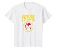 Futuro Luchador Mexicano Regalo Niño Camiseta, Niños, Blanco, 12 años