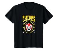 Futuro Luchador Mexicano Regalo Niño Camiseta, Niños, Negro, 4 años