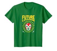Futuro Luchador Mexicano Regalo Niño Camiseta, Niños, Verde Kelly, 2 años