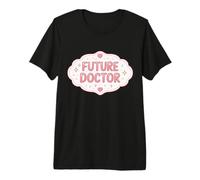 Futuro Médico Chica Joven Hija Escuela de Medicina EST Camiseta Premium