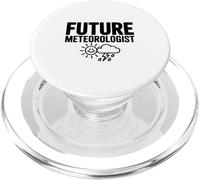 Futuro meteorólogo Amante del Tiempo para pronosticadores PopSockets PopGrip para MagSafe