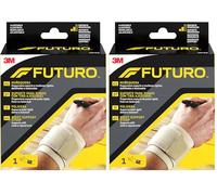 Futuro Muñequera 46709, Ajustable (14.0-24.1 cm) (Paquete de 2)