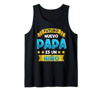 Futuro Nuevo Papá De Un Niño Bebé Día del Padre Hombre Camiseta sin Mangas