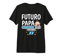 Futuro Papa 2025 Primerizo Padre 2025 Anuncio Embarazo Camiseta Premium