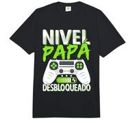 Futuro Papá Nivel Papa Desbloqueado Anunciar Embarazo Padre Comfort Colors Adult Heavyweight T-Shirt