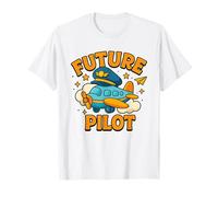 Futuro Piloto Estudiante Aviación Escuela Niños Carrera Sueño Camiseta