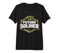 Futuro Soldado Fuerzas Armadas Militares Niño Niña Niño Niños Camiseta Premium