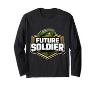 Futuro Soldado Fuerzas Armadas Militares Niño Niña Niño Niños Manga Larga