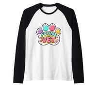 Futuro Veterinario Veterinario Cirujano Veterinario Niños Niñas Camiseta Manga Raglan