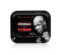 Futurola Tyson 2.0 X bandeja rodante | rollo de cigarrillos de tabaco placa rodante hecha de metal colaboración con Mike Tyson (grande)