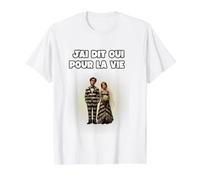 futuros Novios entrante de la Vida de Chico Joven Boda Camiseta gráfica económica, Hombre, Blanco, S