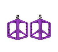 Fututech 1 par de Pedales para Bicicleta MTB BMX Pedal Antideslizante Rodamientos de Alta Velocidad Eje de Acero al Cromo-Molibdeno Accesorio Pieza de Repuesto (Morado)