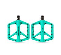Fututech 1 par de Pedales para Bicicleta MTB BMX Pedal Antideslizante Rodamientos de Alta Velocidad Eje de Acero al Cromo-Molibdeno Accesorio Pieza de Repuesto (Verde Claro)