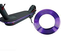 Fututech - Banda de protección para Xiaomi M365 Pro Pro2 1S Essential Lite Banda Decorativa para Mi 3 Anticolisión, Antiarañazos, Antiuso, Accesorio Patinete Eléctrico (Morado)