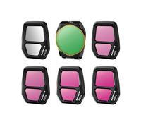 Fututech Filtros para DJI Air 3S Filtros para Drone Filtros de Lente de Cámara Dial Anti-Arañazos Alta Transmisión Accesorio (COMBO1)