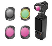 Fututech Filtros para DJI Osmo Pocket3 CPL ND MCUV ND/PL Filtros para Cámaras de Acción Alta Dureza, Alta Transmitancia Alta Accesorio (Kit CPL/MCUV/ND32/ND64)