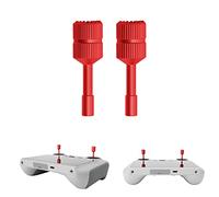 Fututech Joystick de aleación de aluminio extendido para DJI Mini 3 Pro RC Joystick para Control remoto Controlador Diseño Ergonómico Funcionamiento Preciso Mecanizado CNC Accesorios Drone (Rojo)