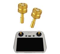 Fututech - Joystick de aluminio para DJI RC Mini 3 Pro Bascula Joystick para mando a distancia con pantalla de alta sensibilidad, diseño ergonómico, accesorios de dron (oro)