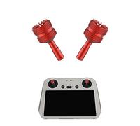 Fututech - Joystick de aluminio para DJI RC Mini 3 Pro Bascule Joystick para mando a distancia con pantalla de alta sensibilidad, diseño ergonómico, accesorios de dron (rojo)