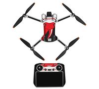 Fututech - Kit adhesivo decorativo para DJI Mini 3 Pro RC Pro RC Pro Adhesivo de protección para Dron y Mando a Distancia Impermeable Anti-Edad Anti-Arañazos Colores Vives Adhesivo (Requin)