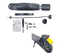 Fututech - Kit de luz trasera + guardabarros trasero para Xiaomi M365 Fender Scooter eléctrico accesorio de repuesto para modificación de patinete (Negro)