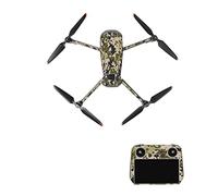 Fututech Kit de pegatinas decorativas para DJI Mavic3 Pro y DJI RC protectores para drones y mandos a distancia antipolvo, accesorios adhesivos (Green Camuflage)
