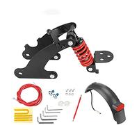 通用 Fututech - Kit de suspensión para moto Xiaomi Pro Pro2 con amortiguador de protección de la bola, accesorios para patinetes de cambio (rojo para Pro Pro2)