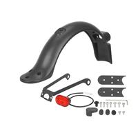 Fututech Kit guardabarros trasero con luz trasera para Xiaomi Pro/Pro2 soporte para Scooter eléctrico Tapón de agua Accesorios para patinete Piezas de repuesto (negro)