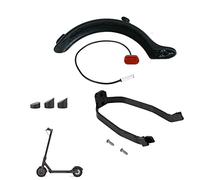 Fututech Kit guardabarros trasero para Xiaomi M365 Pro luz trasera soporte tapón antipolvo, luz de freno, patinete accesorio scooter eléctrico pieza de repuesto (negro)