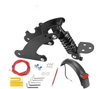 Fututech Kit suspensión trasera scooter eléctrico para Xiaomi M365 1S Pro Pro2 Essential Lite Amortiguador Guardabarros Luz Trasera Accesorios Patinetes Modificación