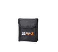 Fututech Lipo - Bolsa de almacenamiento de batería para DJI Avata 2 funda protectora caja de almacenamiento de batería a prueba de explosiones, antihumedad y polvo, accesorios drones, Para 2 baterías,
