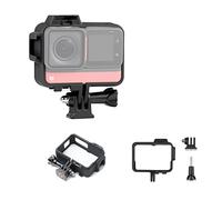 Fututech Marco de protección para Insta360 One RS Funda con interfaz estándar para cámara de acción Cold Shoe interfaz extendida Anti-arañazos Anti-deformación accesorio