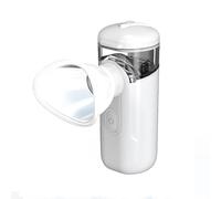Fututech Mini Nebulizador Ocular Recargable Masajeador de Ojos Atomizador Eléctrico Portátil Spa para Ojos Alivio de la Fatiga Nebulizer for Eye (Blanco)