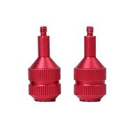 Fututech - Palos de control de aleación de aluminio para el mando a distancia DJI FPV Drone Duradero ligero (1 par), color rojo