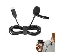 Fututech Plug and Play Micrófono Omnidireccional para Insta360 Ace/Ace Pro alta sensibilidad micrófono Lavalier para cámara de acción accesorio