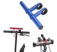 Fututech - Soporte de extensión para patinete eléctrico de bicicleta de montaña para Xiaomi M365 Pro Pro2 1S con mango para Segway Ninebot Max G30 E22 E25 accesorios pieza de repuesto (azul)