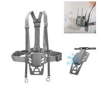 Fututech - Soporte ergonómico para DJI RC Plus soporte ajustable para mando a distancia de drones, soporte para chaqueta, soporte Ventral, correa de pecho accesorio