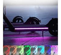 Fututech Tira de luz LED para Xiaomi M365 Pro Pro2 1S Essential Lite Mi 3 Gotrax Luz Decorativa Segway Ninebot Max G30 Scooter Eléctrico Rojo, Naranja, Verde, Verde Oscuro, Blanco, Azul Claro, Azul