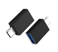 FUUGlan 2 adaptadores USB C a USB tipo C macho a USB 3.0 hembra para mejorar la compatibilidad con varios dispositivos digitales, adaptador OTG