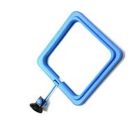 FUUGlan Alimentador flotante para acuario, con forma de anillo de alimentación, con ventosa fuerte, para peces y cuadrados redondos