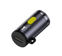 FUUGlan Linterna compacta tipo C con luz LED pequeña de alto brillo para actividades al aire libre, camping, linterna LED