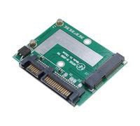 FUUGlan MSATA - Adaptador convertidor SATA3 de 6.3 cm PCIE SSD Expansión hacia atrás SATA3.0 6Gbps y SATA3 1.5Gbps Solución de expansión de almacenamiento para PC