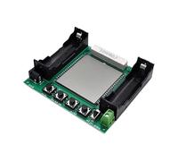 FUUGlan Probador de carga Ah de baterías de litio 18650 con evaluación de capacidad real e interfaces digitales PCB verificadores de capacidad real